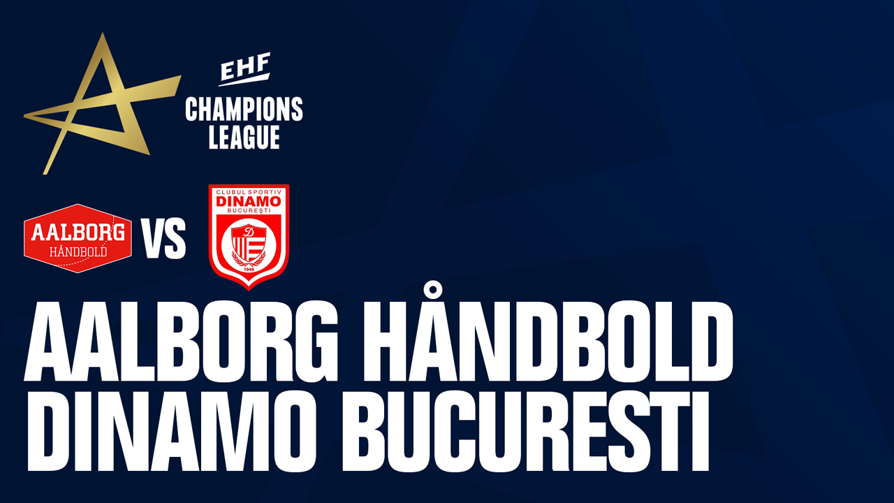 Aalborg Håndbold vs CS Dinamo București poster Aalborg Håndbold vs CS Dinamo București poster