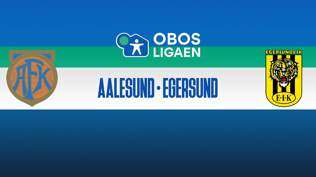 Aalesund vs Egersund poster