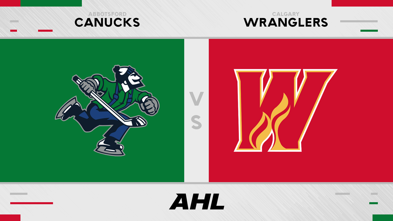 Abbotsford Canucks vs Calgary Wranglers poster
