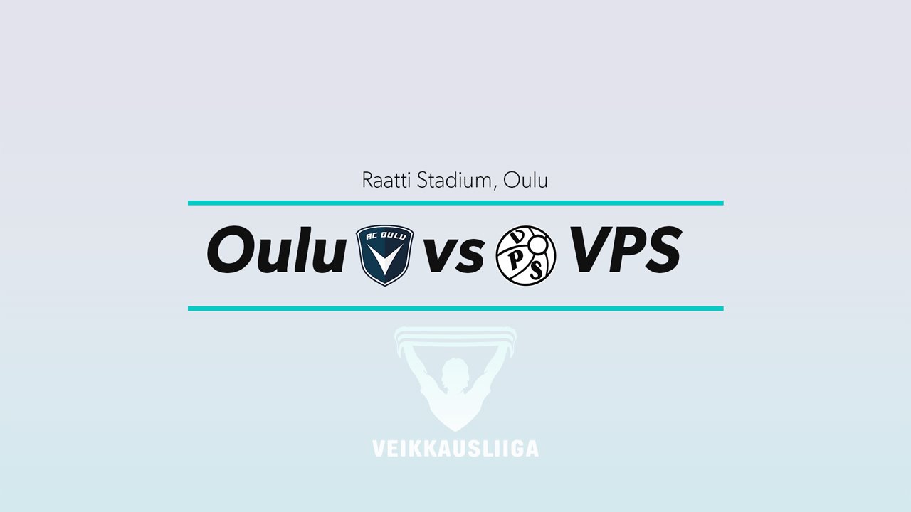 AC Oulu vs VPS poster AC Oulu vs VPS poster