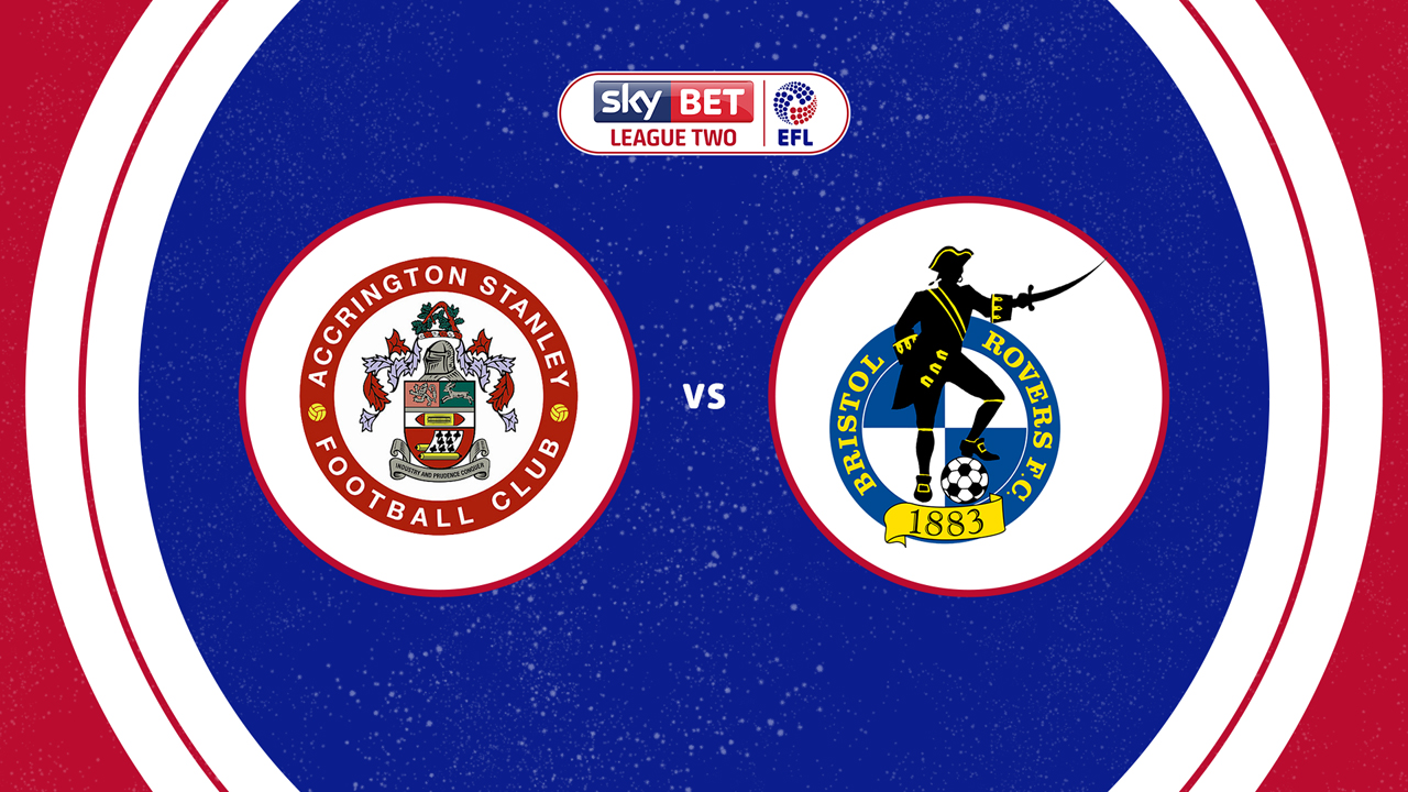 Accrington Stanley vs Bristol Rovers poster