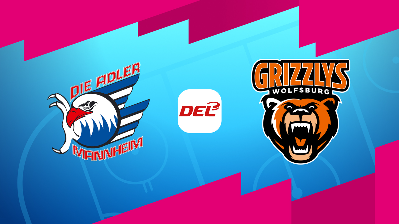 Adler Mannheim vs Grizzlys Wolfsburg poster Adler Mannheim vs Grizzlys Wolfsburg poster