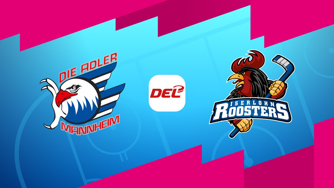 Adler Mannheim vs Iserlohn Roosters poster Adler Mannheim vs Iserlohn Roosters poster