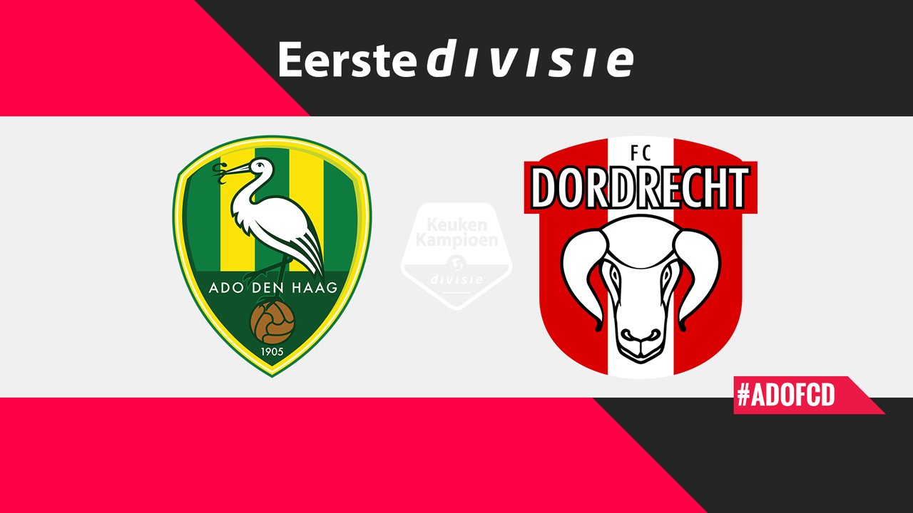 ADO Den Haag vs FC Dordrecht poster