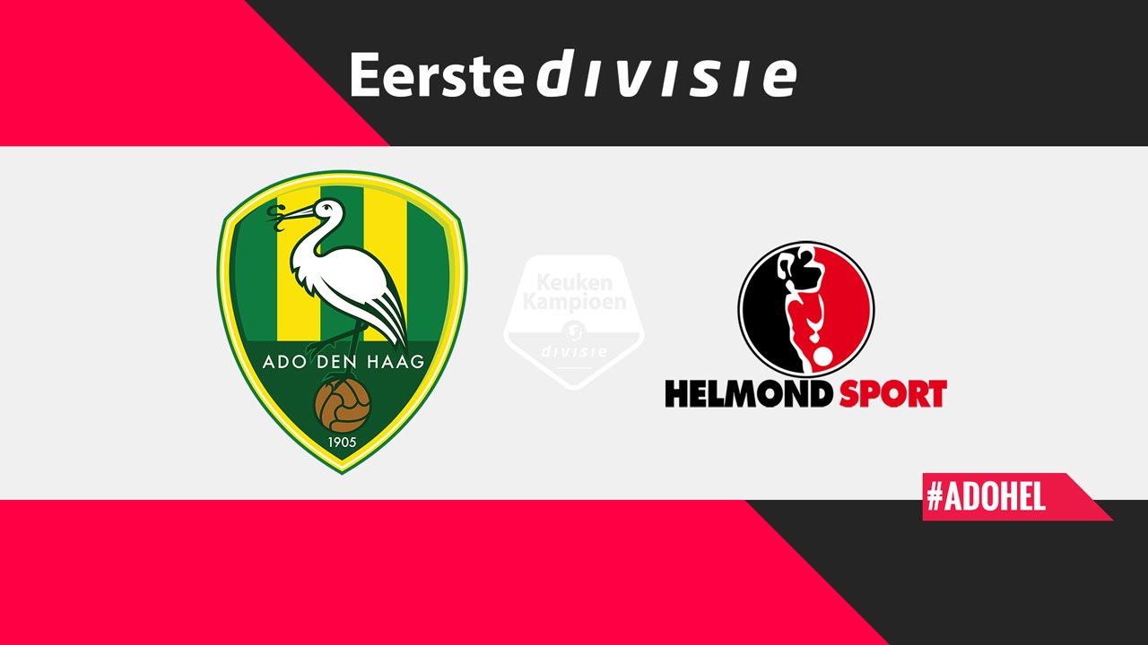 ADO Den Haag vs Helmond Sport poster