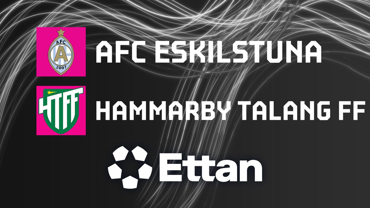 AFC Eskilstuna vs Hammarby Talang poster AFC Eskilstuna vs Hammarby Talang poster