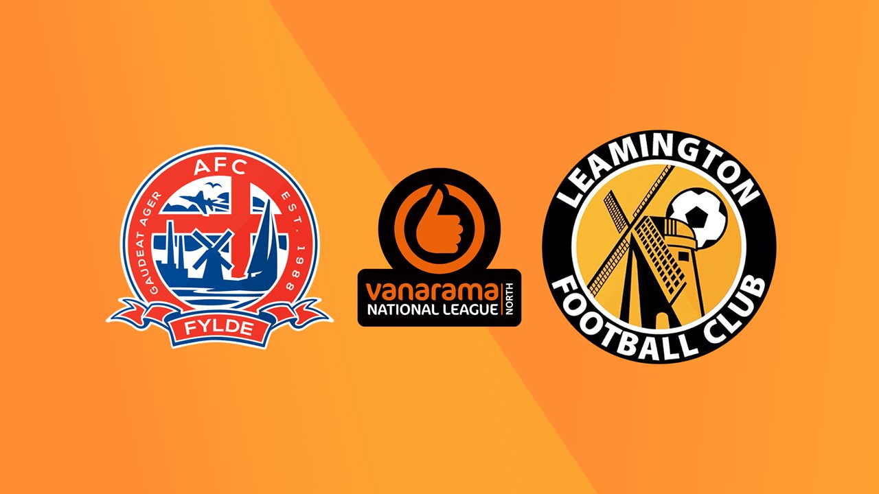 AFC Fylde vs Leamington poster
