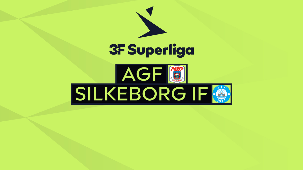 AGF Aarhus vs Silkeborg IF poster