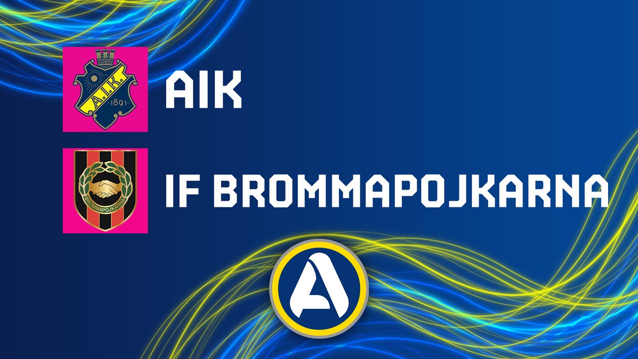 AIK vs Brommapojkarna poster