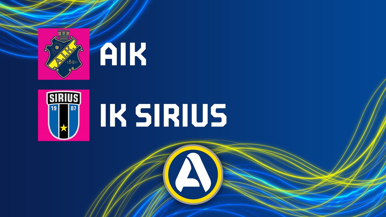 AIK vs Sirius poster