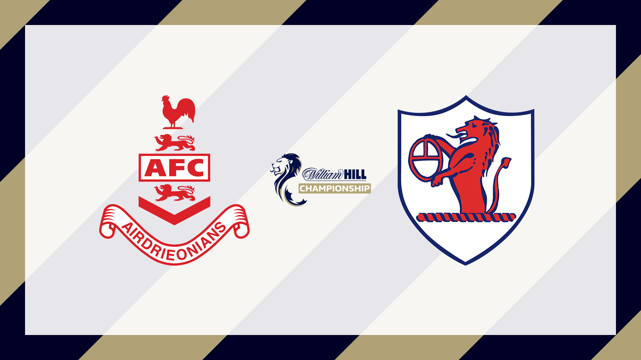 Airdrieonians vs Raith Rovers poster
