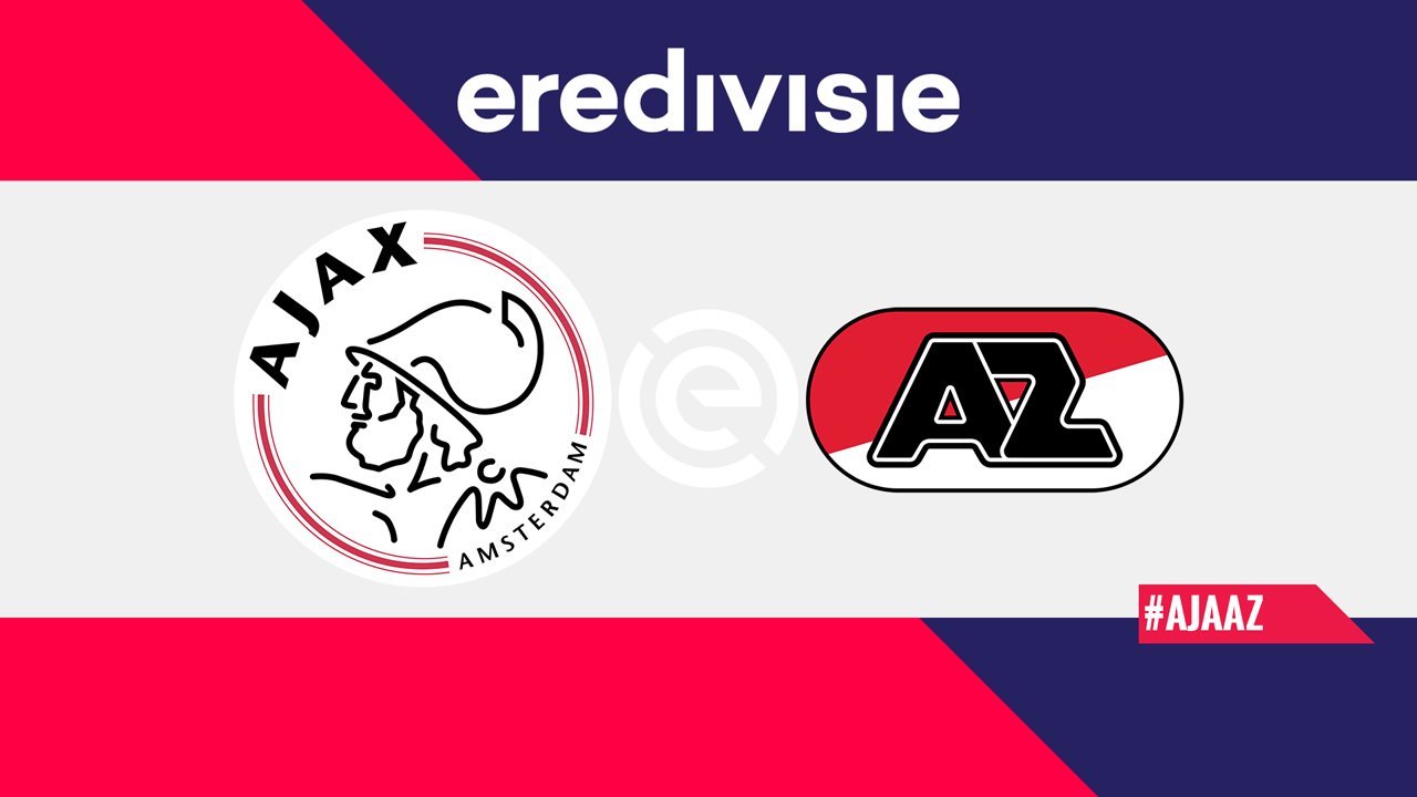 Ajax vs AZ Alkmaar poster
