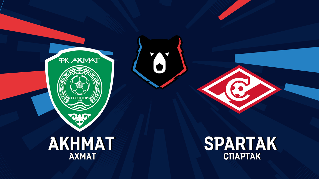 Akhmat Grozny vs Spartak Moscow poster