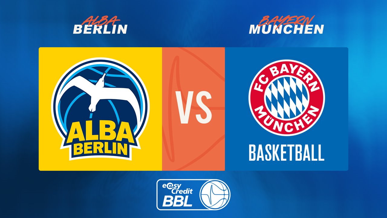 ALBA Berlin vs Bayern München Basketball poster
