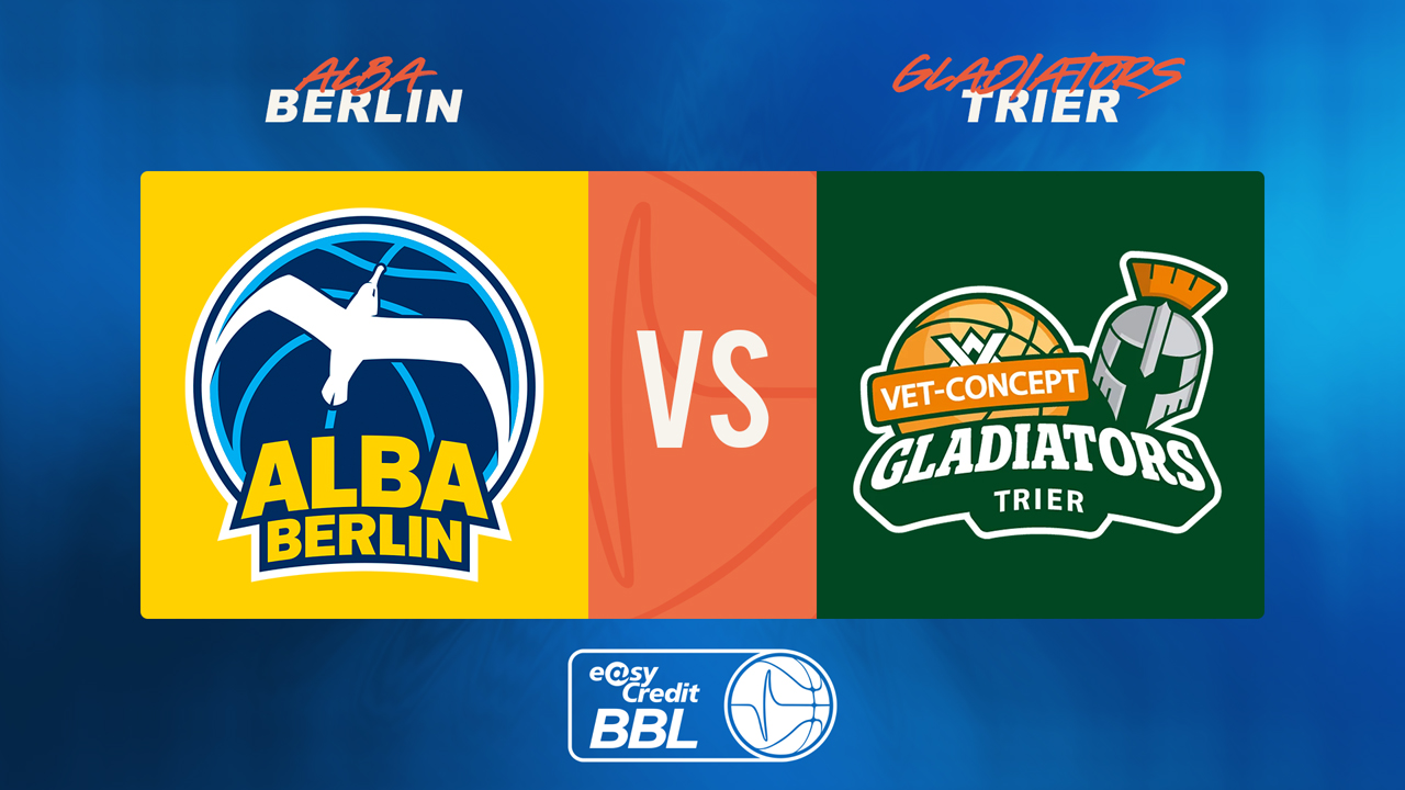 ALBA Berlin vs Gladiators Trier poster