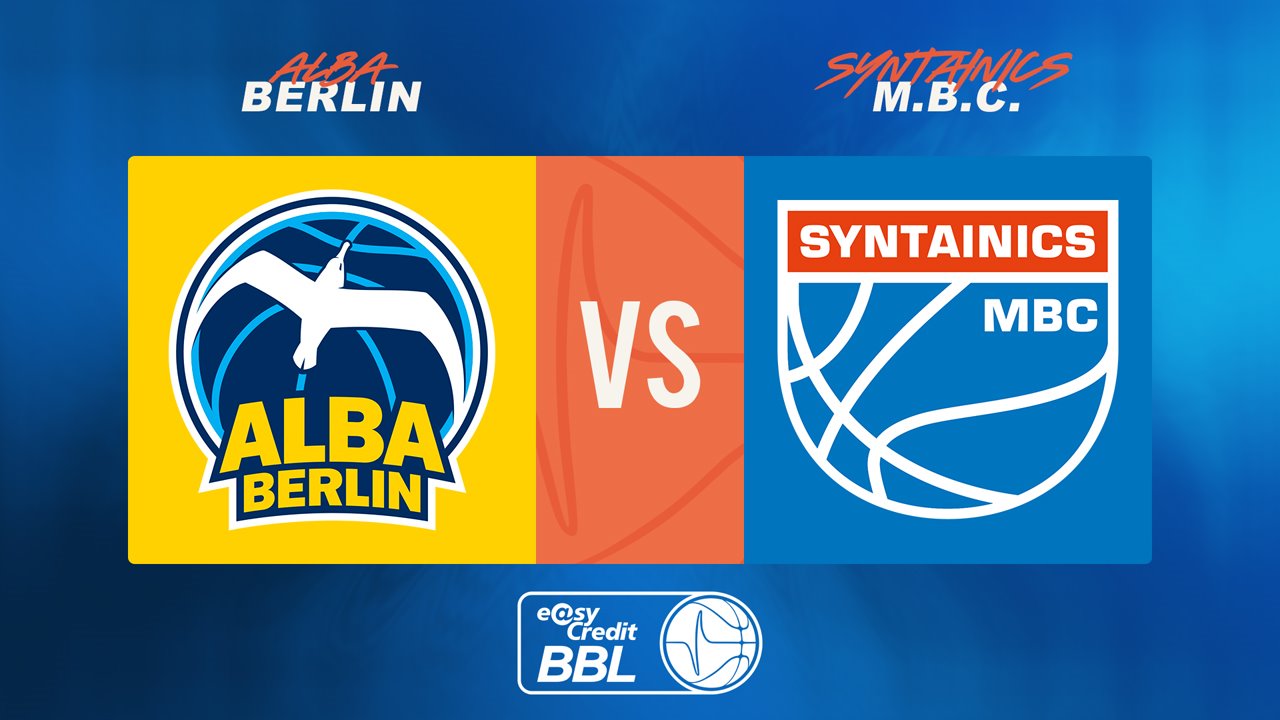 ALBA Berlin vs Mitteldeutscher BC poster