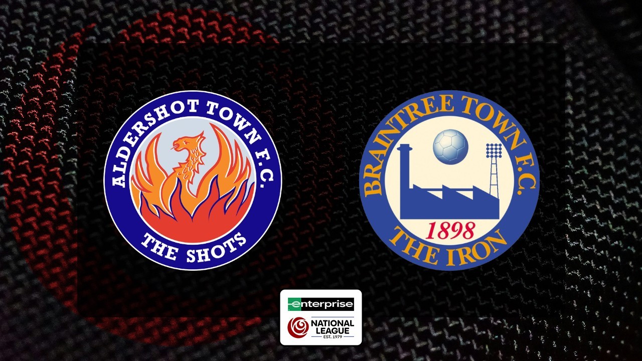 Aldershot Town vs Braintree Town poster