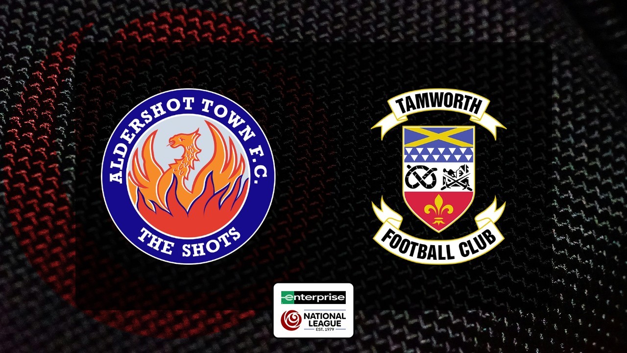 Aldershot Town vs Tamworth poster