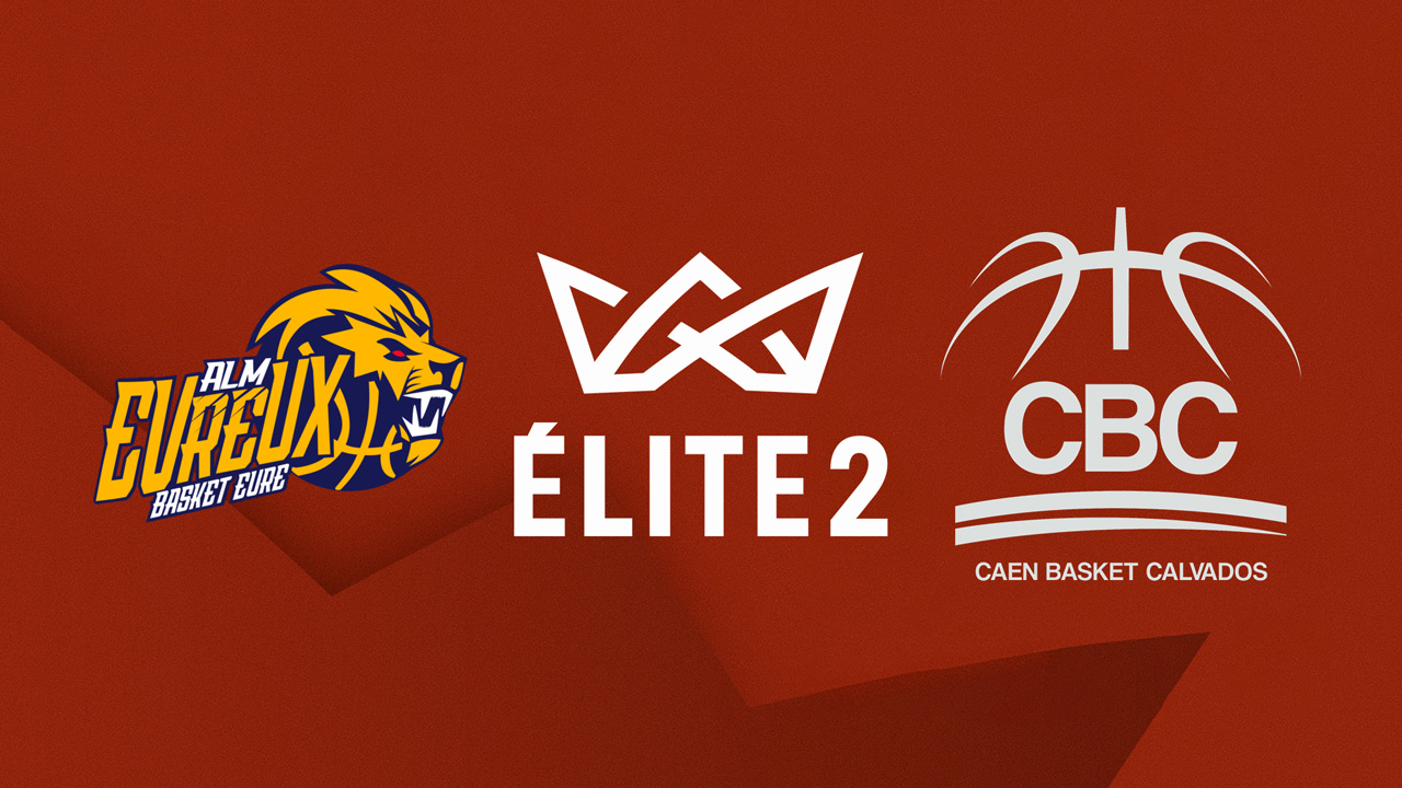 ALM Évreux Basket vs Caen Basket Calvados poster ALM Évreux Basket vs Caen Basket Calvados poster