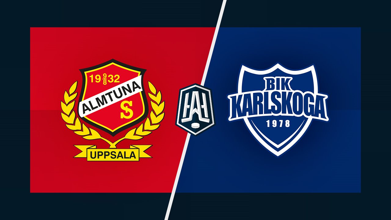Almtuna IS vs BIK Karlskoga poster