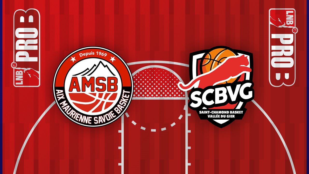 AMSB vs Saint-Chamond Basket poster
