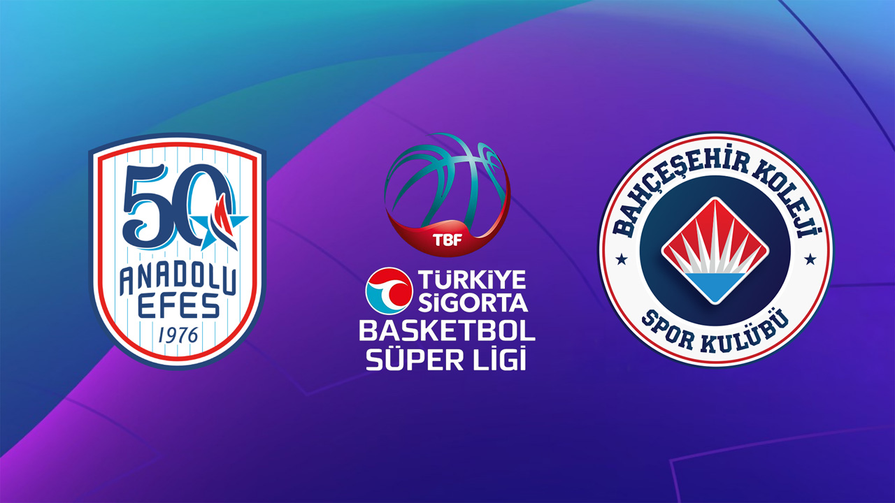 Anadolu Efes SK vs Bahçeşehir Koleji SK poster Anadolu Efes SK vs Bahçeşehir Koleji SK poster