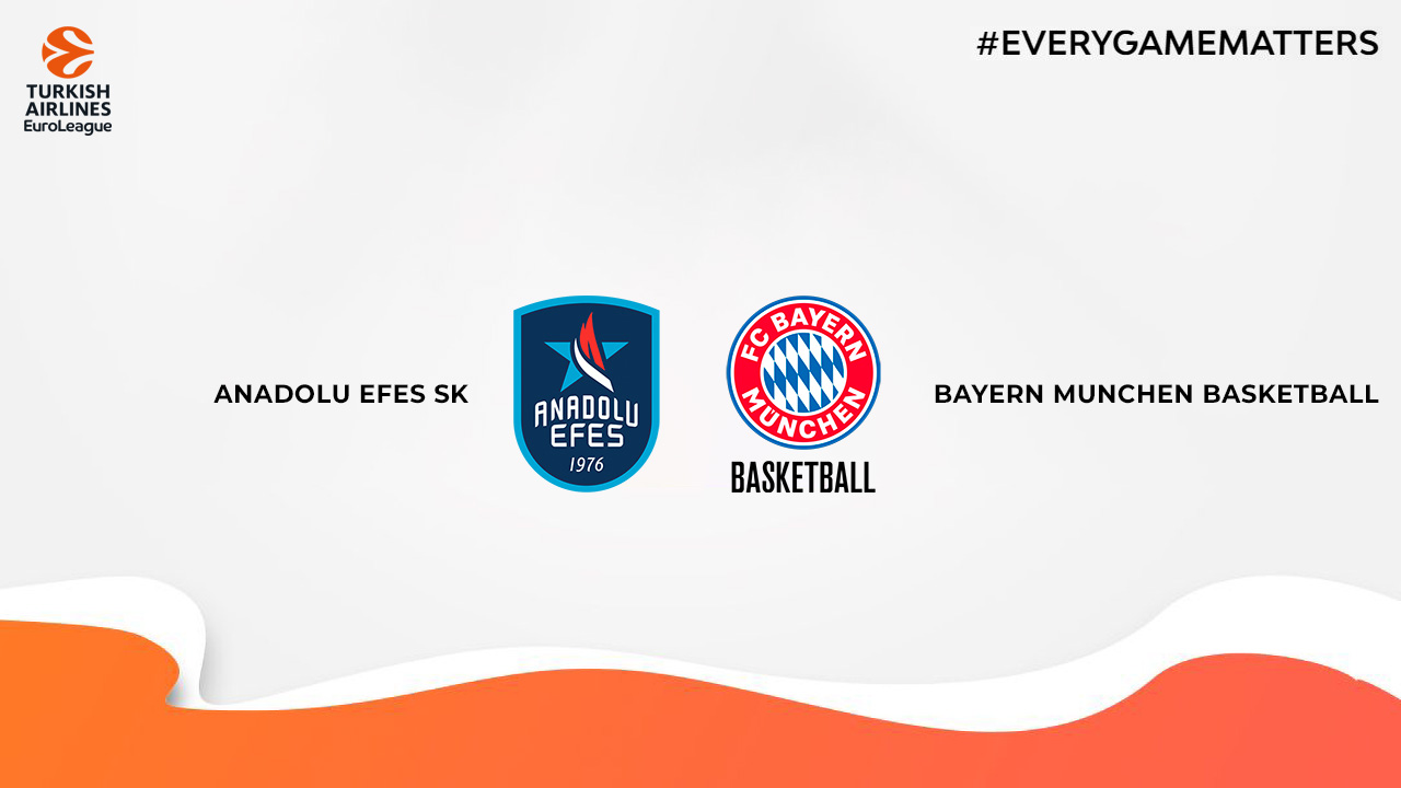 Anadolu Efes SK vs Bayern München Basketball poster Anadolu Efes SK vs Bayern München Basketball poster
