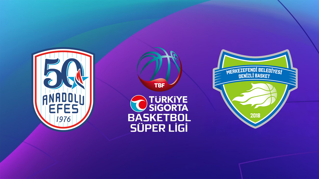 Anadolu Efes SK vs Merkezefendi Belediyesi Denizli Basket poster Anadolu Efes SK vs Merkezefendi Belediyesi Denizli Basket poster