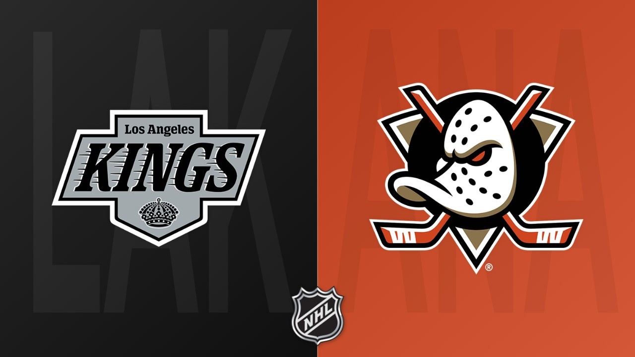 Anaheim Ducks vs Los Angeles Kings poster Anaheim Ducks vs Los Angeles Kings poster