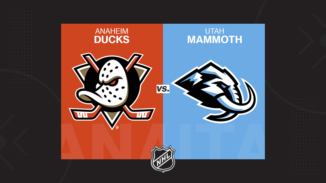 Anaheim Ducks vs Utah Mammoth poster