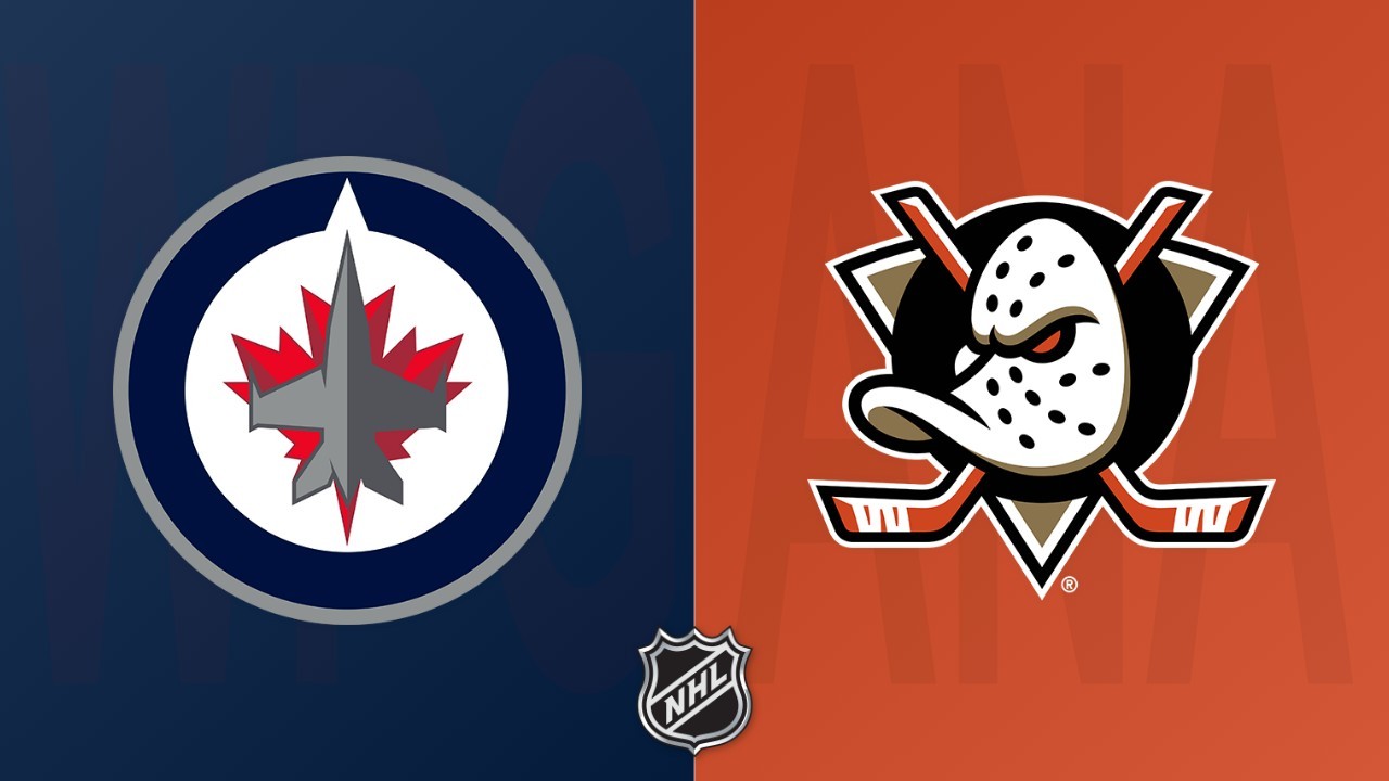 Anaheim Ducks vs Winnipeg Jets poster