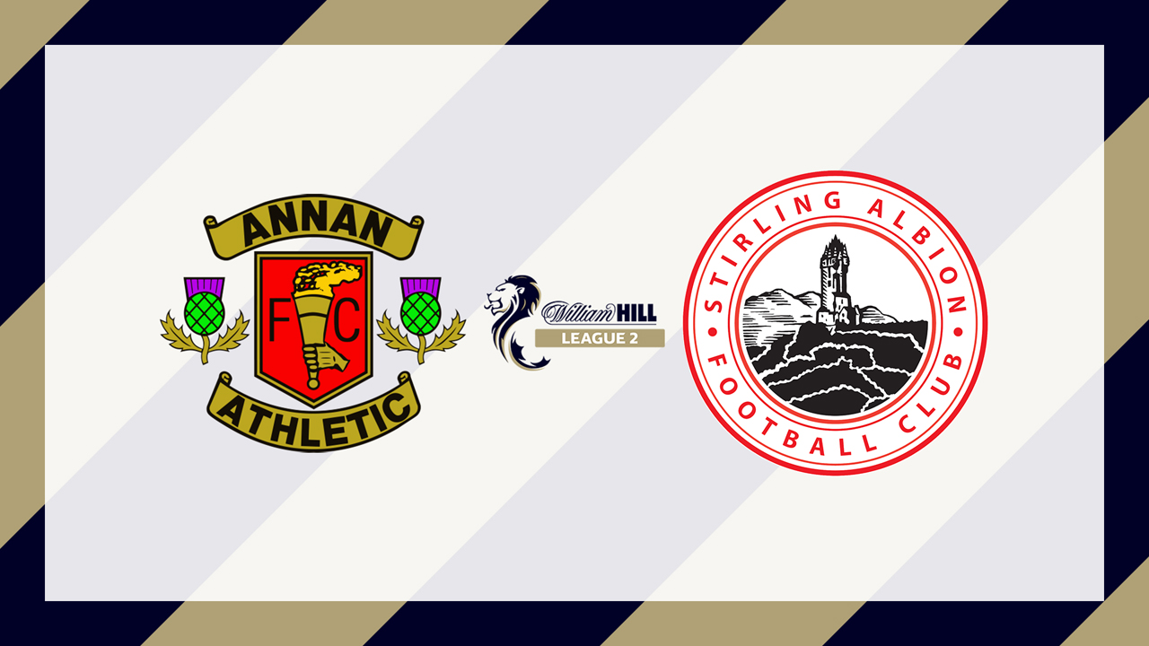 Annan Athletic vs Stirling Albion poster