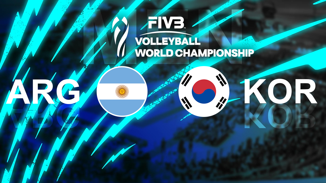 Argentina Volleyball vs South Korea Volleyball poster