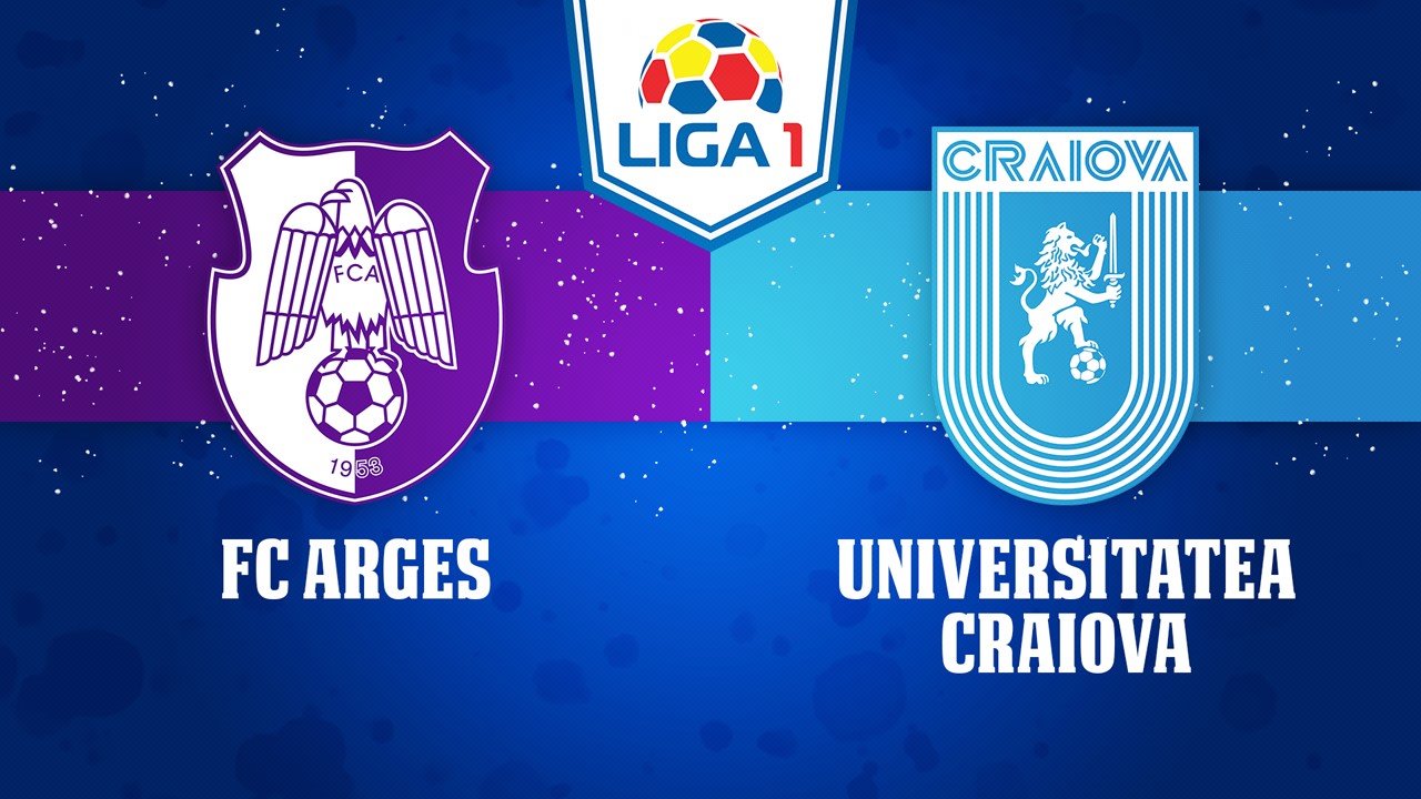 Argeș Pitești vs Universitatea Craiova poster Argeș Pitești vs Universitatea Craiova poster