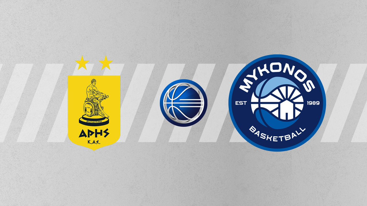 Aris BC vs Mykonos BC poster Aris BC vs Mykonos BC poster