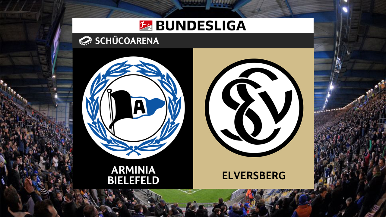 Arminia Bielefeld vs Elversberg poster