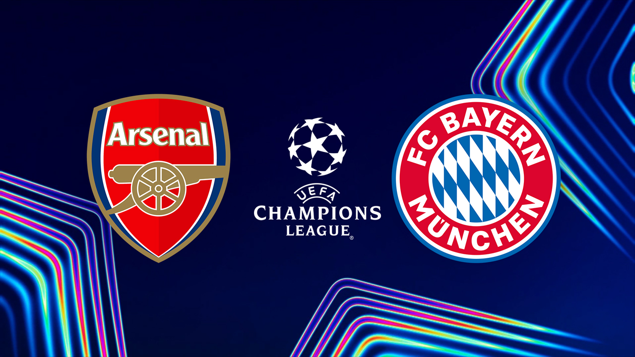 Arsenal vs Bayern Munich poster Arsenal vs Bayern Munich poster