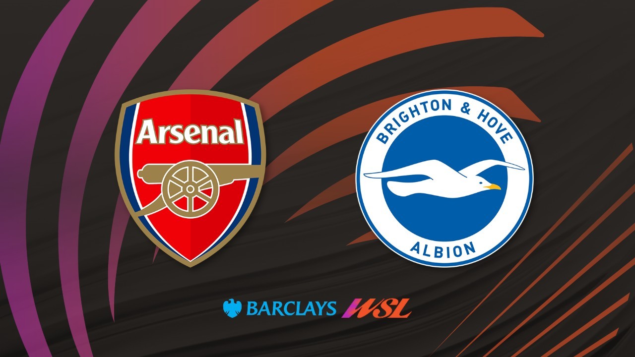 Arsenal WFC vs Brighton WFC poster Arsenal WFC vs Brighton WFC poster