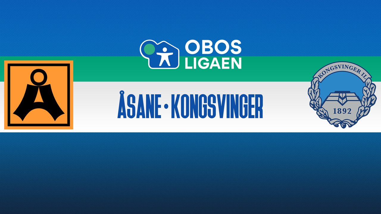 Åsane vs Kongsvinger poster