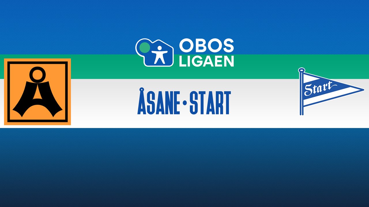Åsane vs Start poster