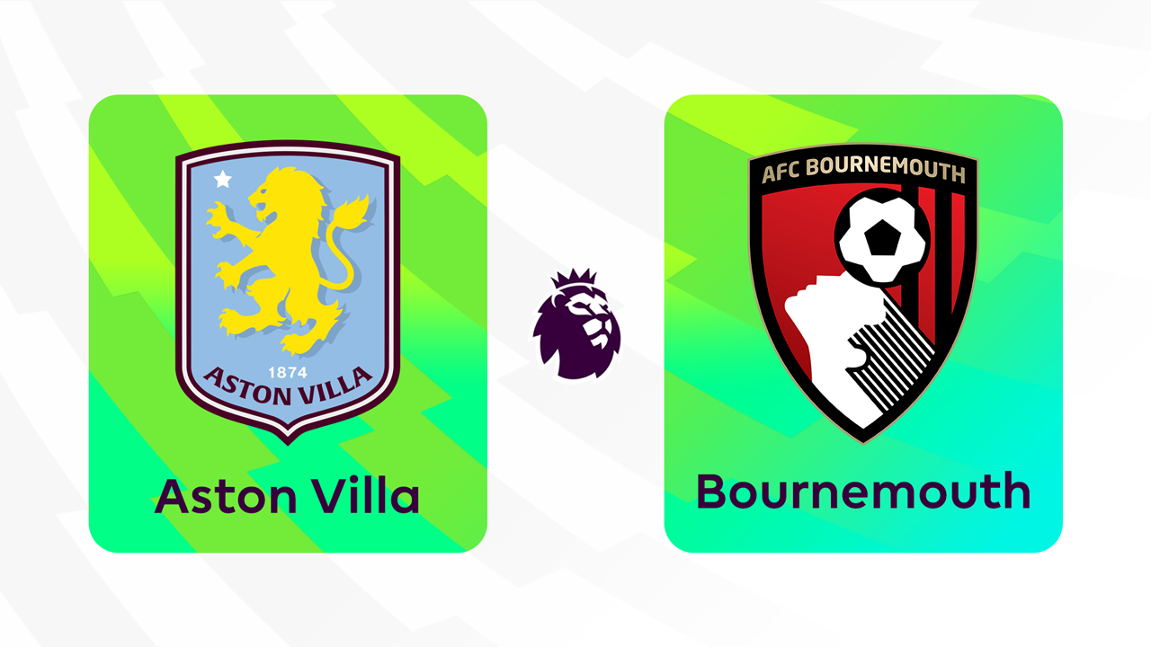 Aston Villa vs Bournemouth poster