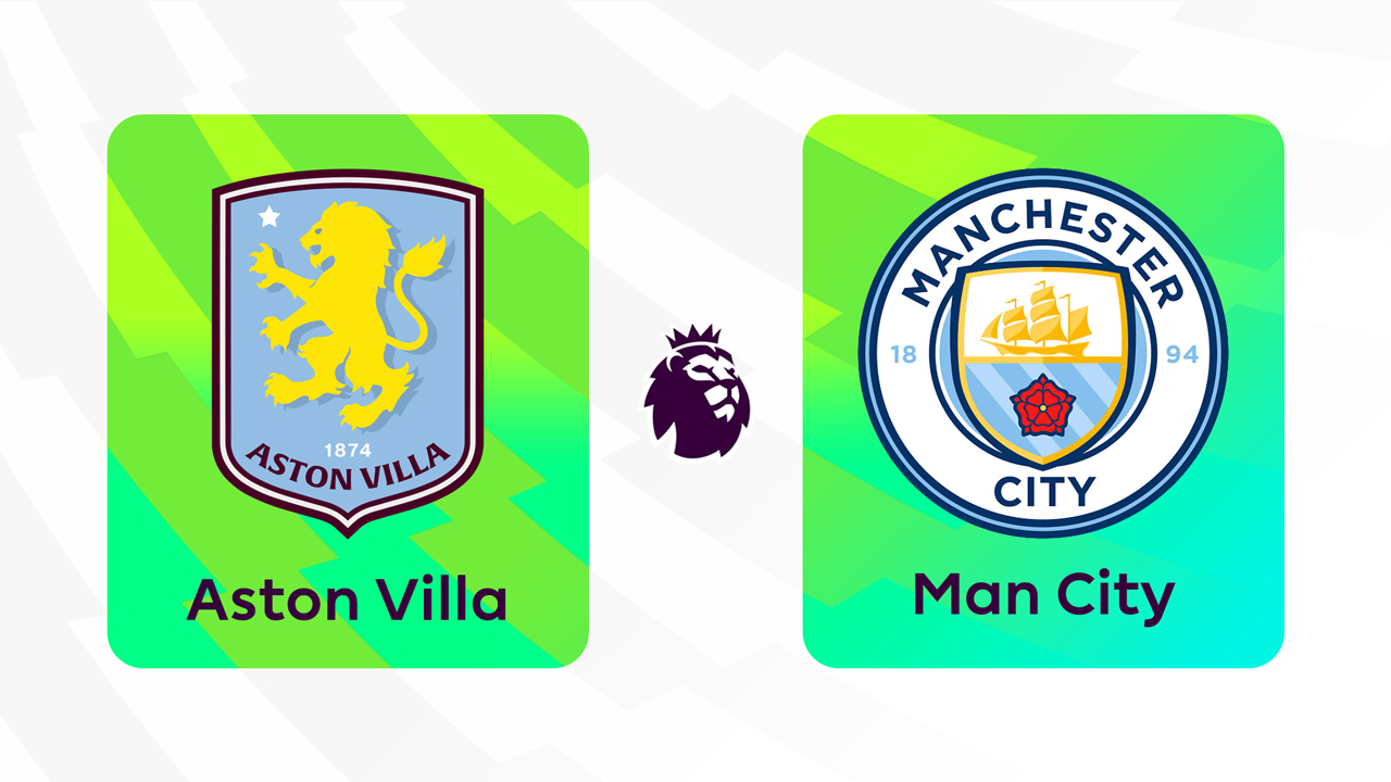 Aston Villa vs Manchester City poster