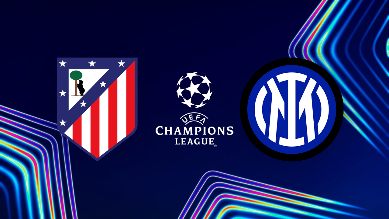 Atlético Madrid vs Inter Milan poster Atlético Madrid vs Inter Milan poster