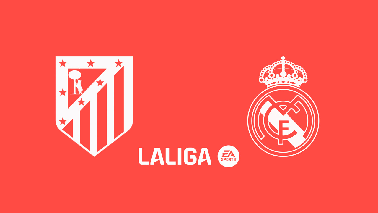 Atlético Madrid vs Real Madrid poster Atlético Madrid vs Real Madrid poster