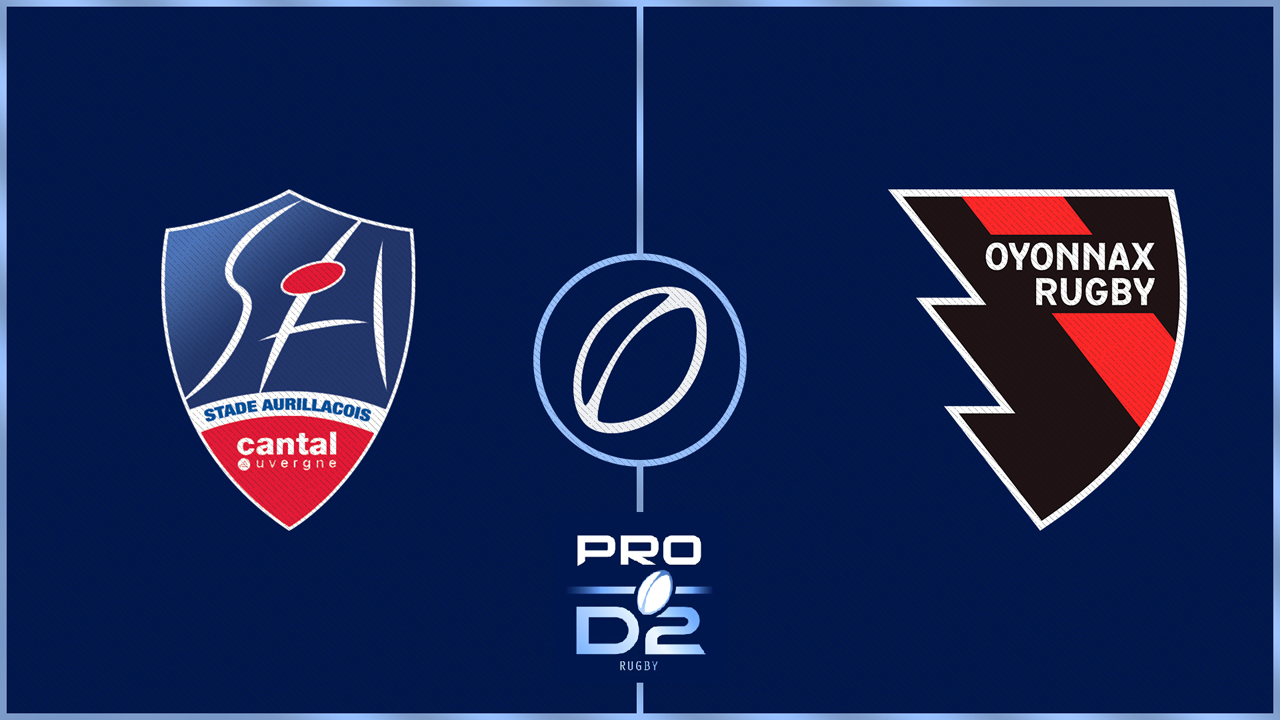Aurillac vs Oyonnax Rugby poster