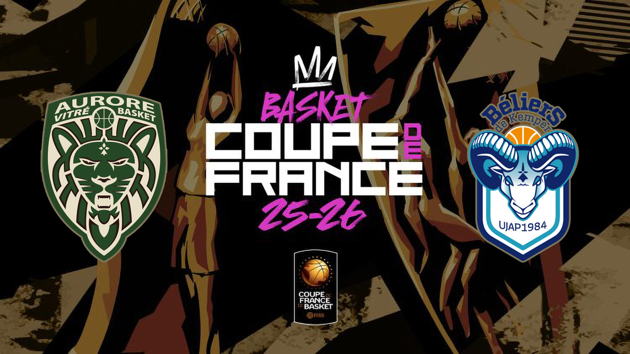 Aurore Vitré Basket vs UJAP Quimper 29 poster Aurore Vitré Basket vs UJAP Quimper 29 poster