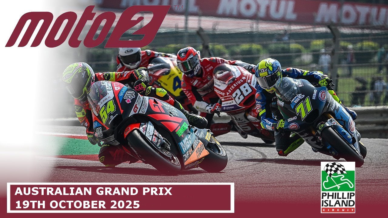 Australian Grand Prix Moto2 poster