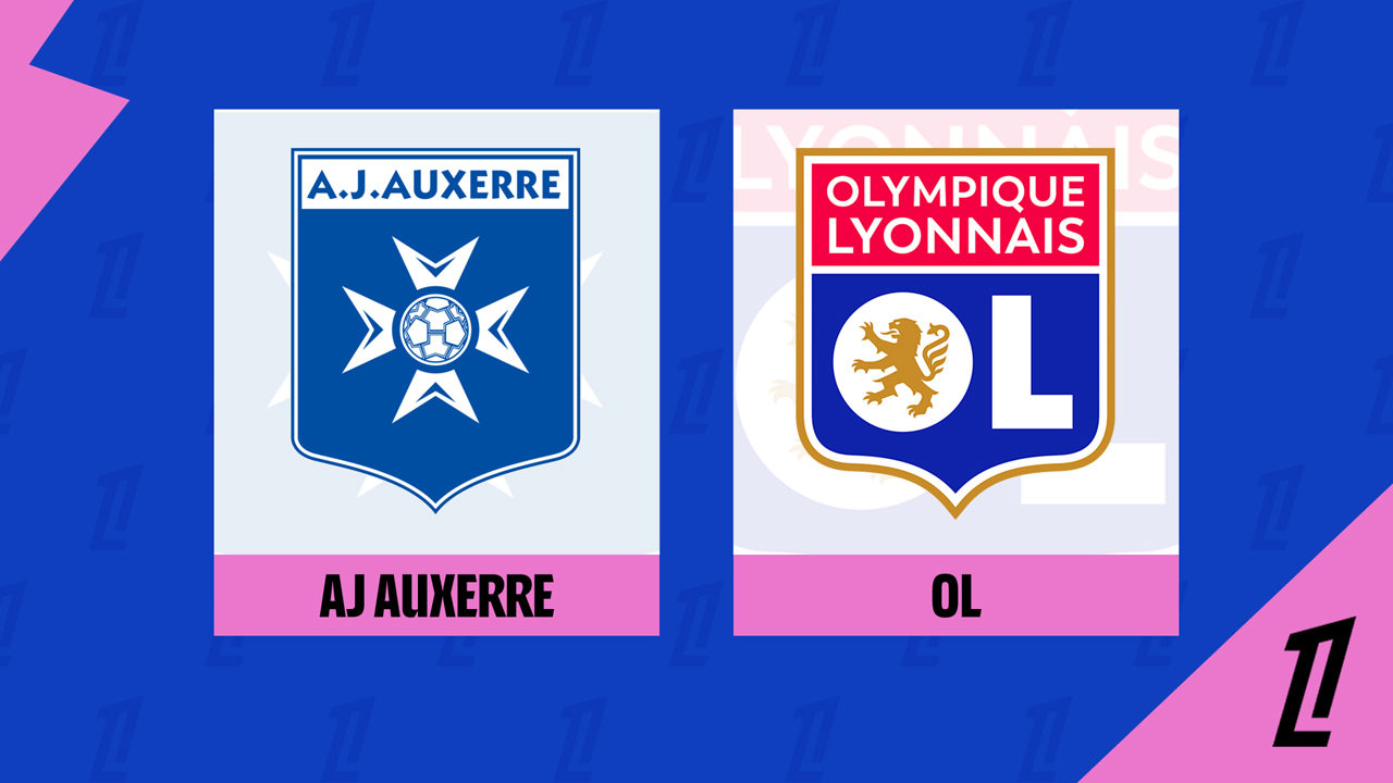 Auxerre vs Lyon poster Auxerre vs Lyon poster