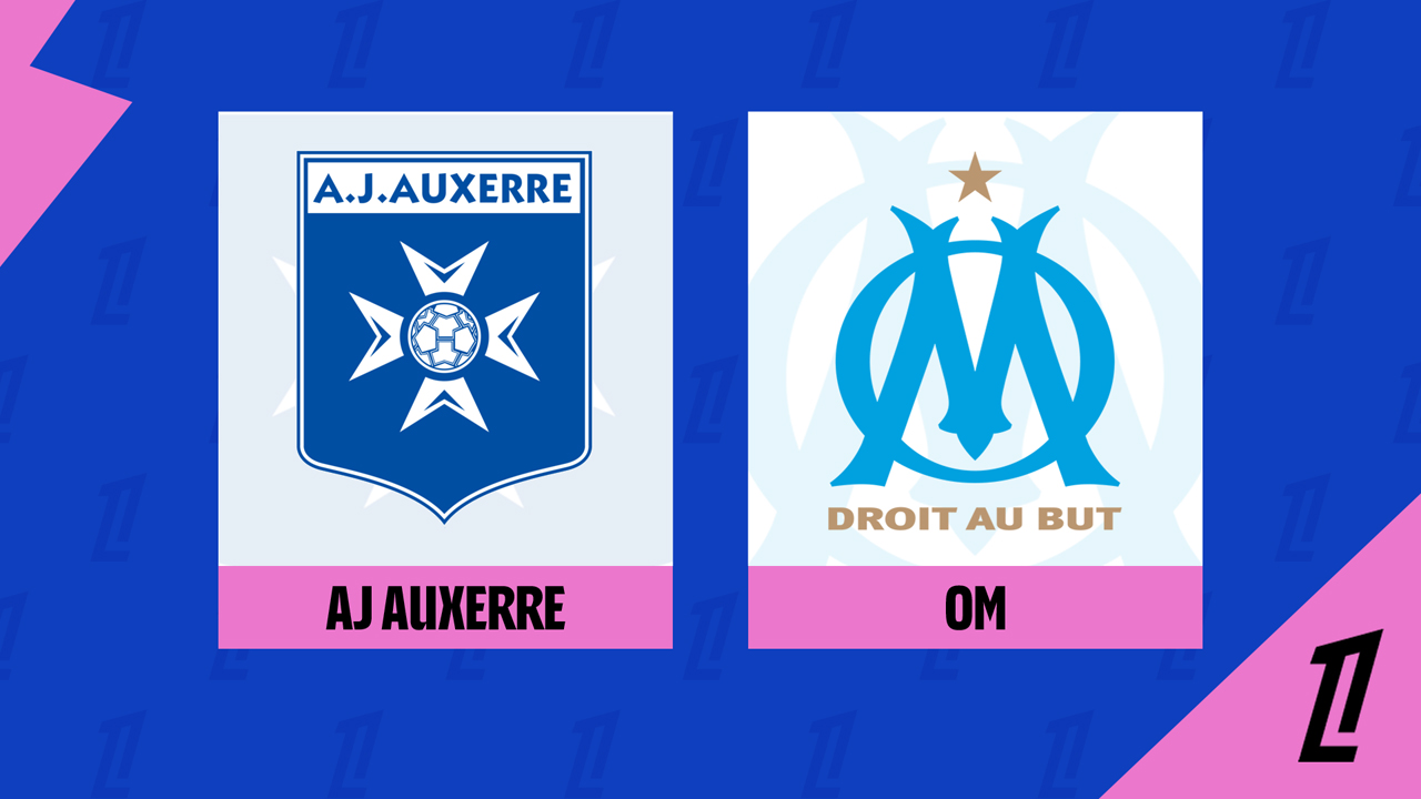 Auxerre vs Marseille poster