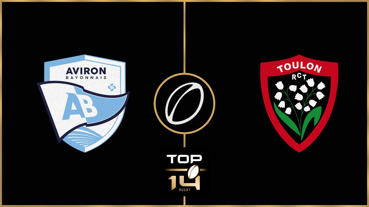 Aviron Bayonnais vs RC Toulonnais poster Aviron Bayonnais vs RC Toulonnais poster
